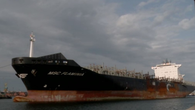 Ancheta penala, deschisa in cazul deseurilor de pe nava Flaminia Imagine