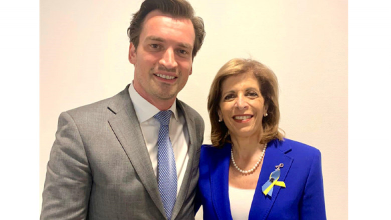 Andrei Baciu, discutii cu comisarul european pentru Sanatate, Stella Kyriakides, despre lupta impotriva cancerului Imagine