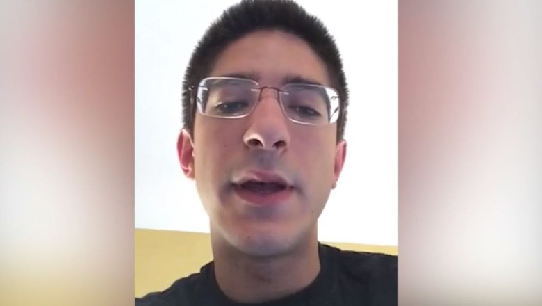 Andrei Placinta, condamnat la inchisoare cu executare, s-a predat Politiei timisene Imagine