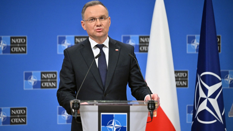 Andrzej Duda cere Statelor Unite sa mute focoase nucleare pe teritoriul Poloniei Imagine