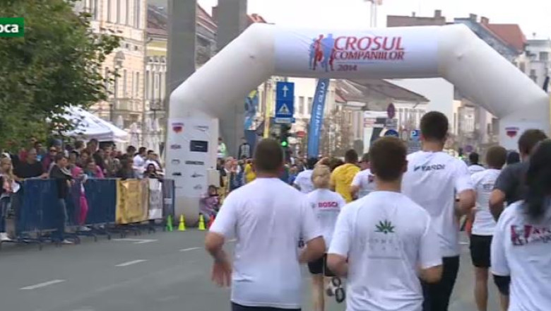 Angajatii companiilor, la cros Imagine