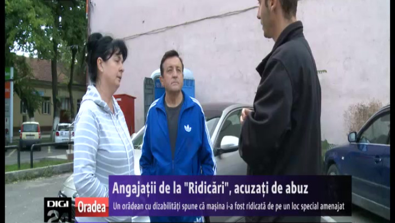 Angajatii de la "Ridicari", acuzati de un oradean ca i-au luat abuziv masina Imagine