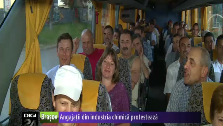 Angajatii din industria chimica protesteaza Imagine