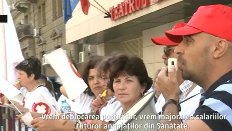 Angajatii din Sanatate, nemultumiti de cresterile salariale promise de Guvern Imagine