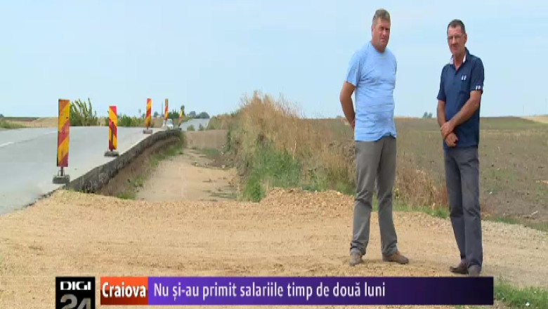 Angajatii firmei care asfalteaza DN Craiova - Calafat refuza sa mai munceasca. Nu si-au primit salariile timp de doua luni Imagine