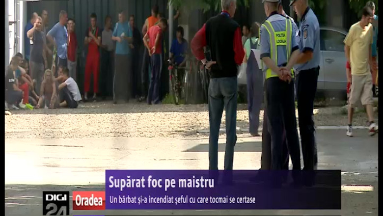 Angajatul unei firme de saltele din Oradea i-a dat foc sefului sau Imagine