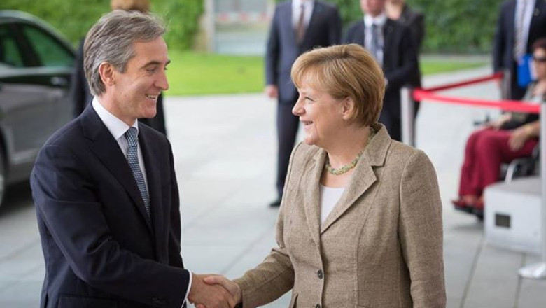 Angela Merkel ii transmite un mesaj de sustinere lui Iurie Leanca, inaintea alegerilor de duminica Imagine