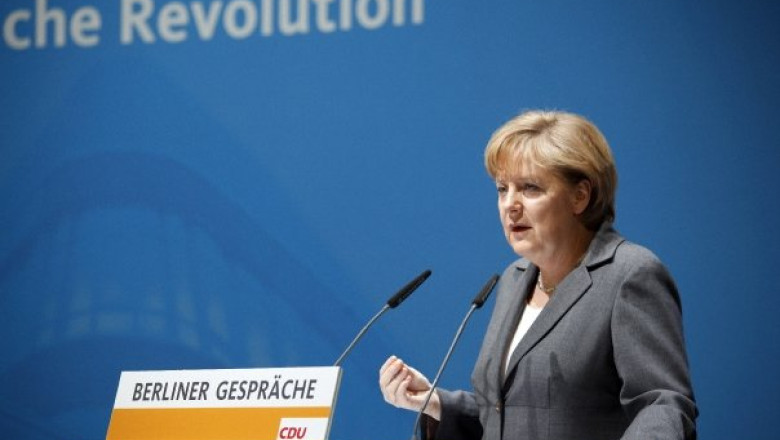 Angela Merkel se intalneste astazi cu premierii Ucrainei, Republicii Moldova si Georgiei Imagine