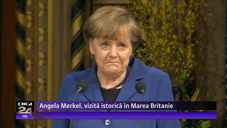 Angela Merkel, vizita oficiala la Londra: Uniunea Europeana are nevoie de o Mare Britanie puternica in interiorul sau Imagine