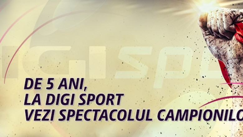 ANIVERSARE. De 5 ani, la Digi Sport vezi Spectacolul Campionilor! Imagine