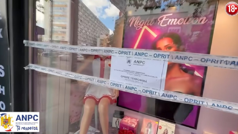 ANPC a controlat mai multe sex-shop-uri din Bucuresti si a dat amenzi de aproape un milion de lei. Pricipalele nereguli constatate Imagine