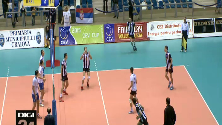 Antrenamente cu sarbii, pentru meciul cu italienii. SCM "U" Craiova - Trentino, Digi24 Craiova, maine, ora 17:30. Imagine