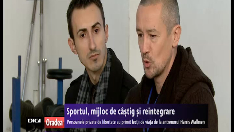 Antrenorul lotului national de karate kyokushin, Harris Wallmen, le-a predat o lectie de viata detinutilor din Oradea Imagine