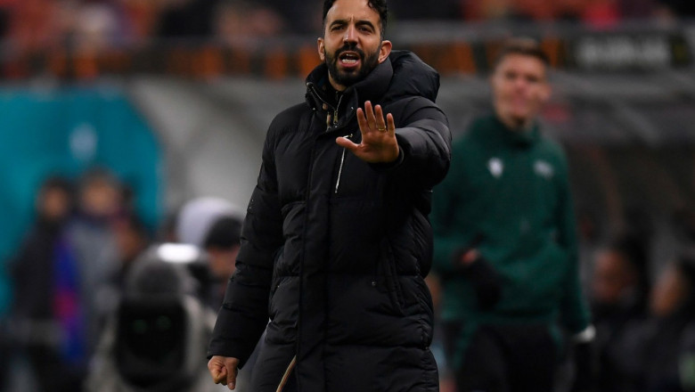 Antrenorul Manchester United, Ruben Amorim: „Ma asteptam ca FCSB sa joace asa, am studiat echipa” Imagine