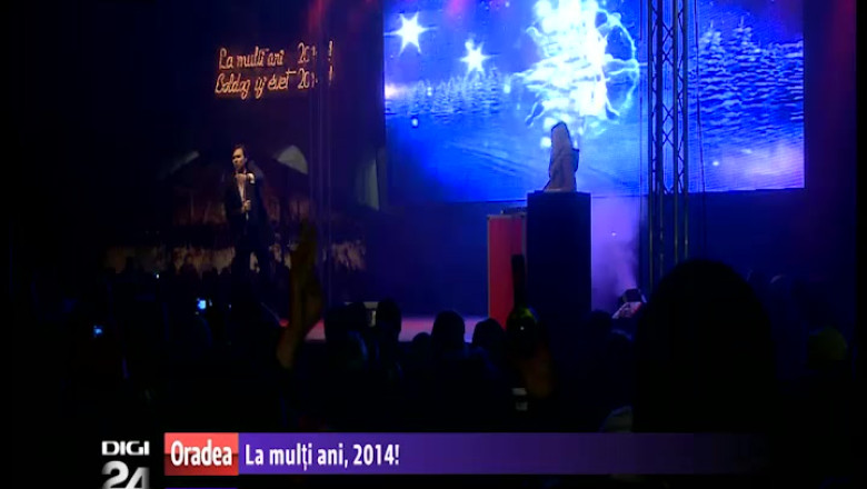 Anul Nou, intampinat de ceata si de sute de petrecareti in centrul Oradei Imagine