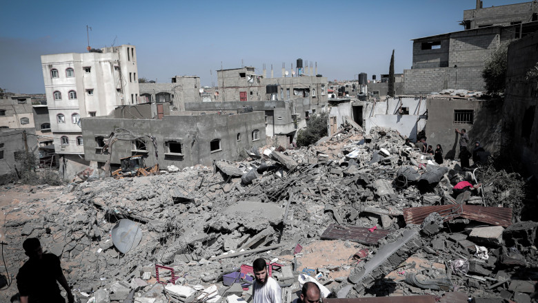 Anunt de incetare a focului intre Israel si palestinieni, dupa cinci zile de violente soldate cu 35 de morti Imagine