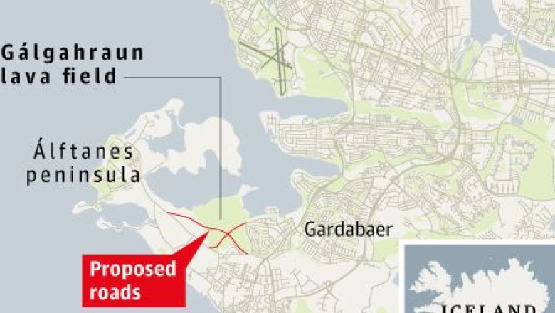 AP: Constructia unei autostrazi in Islanda, blocata de activistii care apara drepturile elfilor Imagine