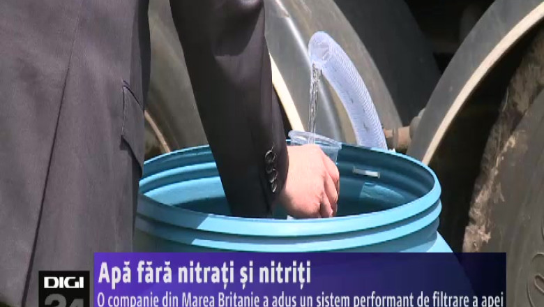 Apa fara nitrati si nitriti. Un sistem performant de filtrare a apei, testat timp de un an in Dabuleni Imagine