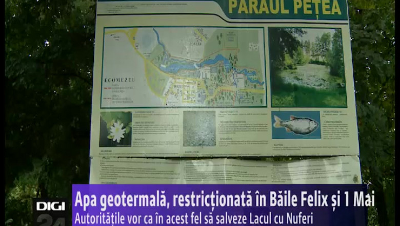 Apa geotermala, restrictionata in Baile Felix si 1 Mai  Imagine
