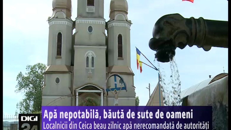 Apa nepotabila, bauta de sute de oameni in comuna Ceica, din Bihor Imagine