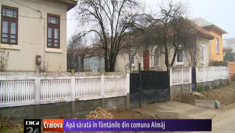 Apa sarata in fantanile din comuna doljeana Almaj Imagine