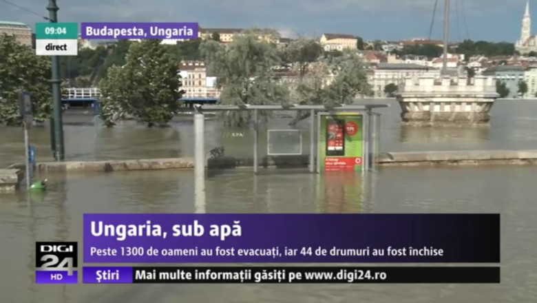 Apele incep sa se retraga din Budapesta Imagine