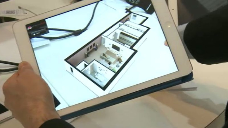 Aplicatia care transforma o foaie de hartie cu interiorul unei case intr-o schita 3D Imagine