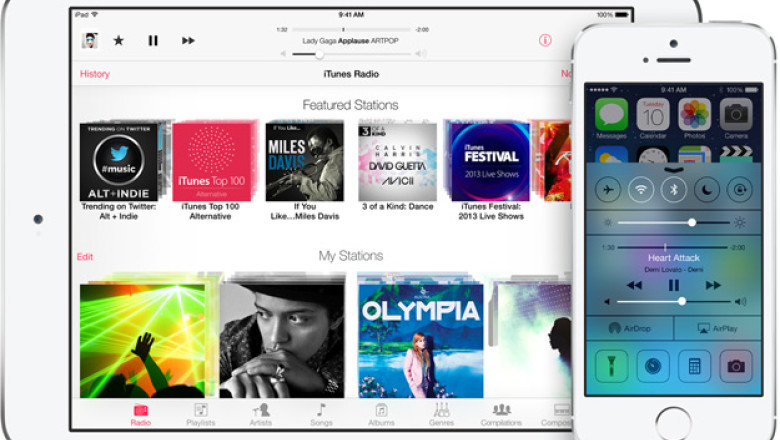 Apple a lansat noul iOS 7. Utilizatorii se plang de erori si de durata mare a descarcarii  Imagine