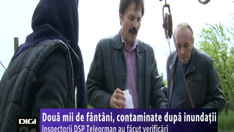 Aproape 2.000 de fantani au fost contaminate dupa inundatii, in Teleorman Imagine