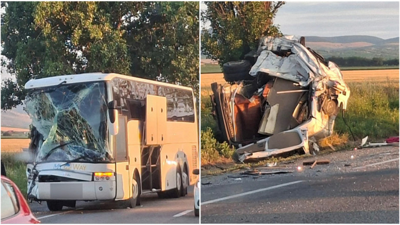 Aproape 70 de persoane au fost implicate in doua accidente grave pe DN2, in Bacau. Doi oameni au murit si alti sase au fost raniti Imagine