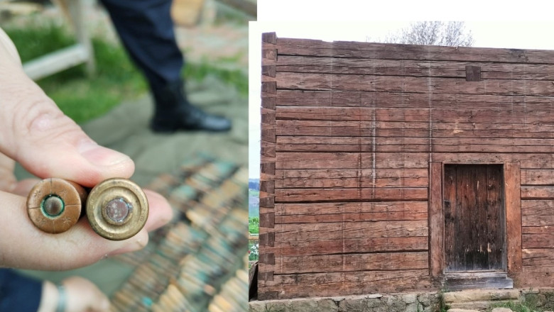 Aproape 900 de cartuse din al Doilea Razboi Mondial, descoperite in clopotnita unei biserici din Suceava. Unde era ascunsa munitia Imagine