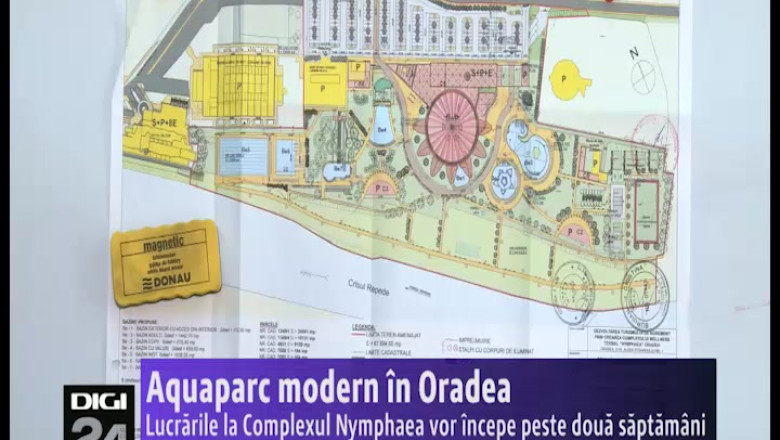 Aquaparc modern in Oradea. Lucrarile la Complexul Nymphaea vor incepe peste doua saptamani  Imagine