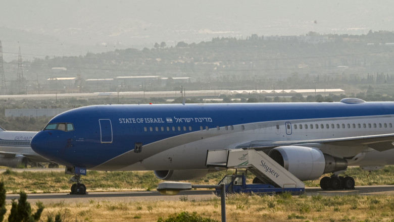 „Aripile Sionului” au evitat tarile europene in drumul spre SUA. Premiera pentru avionul care l-a dus pe Netanyahu in New York, la ONU Imagine