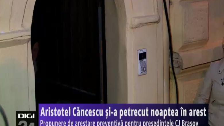 Aristotel Cancescu si-a petrecut noaptea in arest Imagine