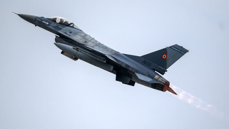 Armata a ridicat doua avioane F-16 dupa un atac rusesc cu drone langa granita Romaniei Imagine