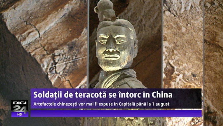 Armata de teracota se intoarce in China. 42.000 de oameni au vizitat expozitia Comorile Chinei la Muzeul National de Istorie, iar incasarile ar putea depasi 1 milion de lei Imagine