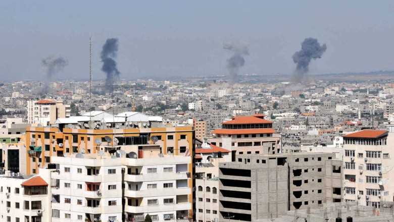 Armata israeliana a intervenit terestru in Fasia Gaza, pentru prima data de la declansarea noului conflict Imagine