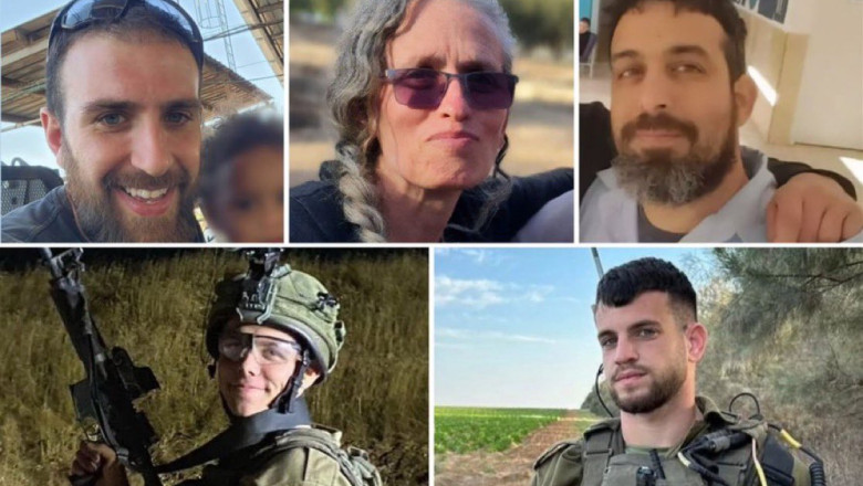 Armata israeliana a recuperat din Gaza trupurile a cinci persoane ucise in atacul Hamas din 7 octombrie Imagine