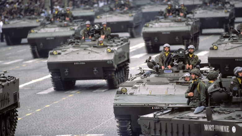 Armata rusa sustine ca a distrus un vehicul blindat francez AMX-10P, dar acesta nu a fost niciodata livrat Ucrainei Imagine