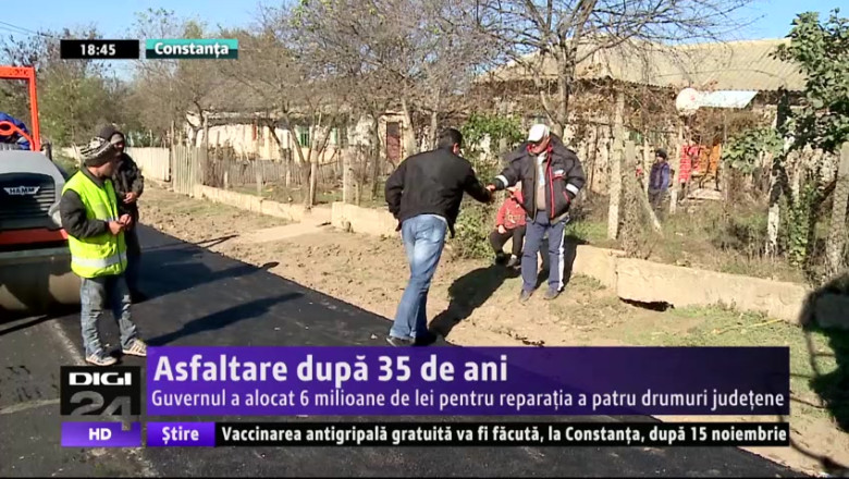 Asfaltare dupa 35 de ani. Guvernul a alocat 6 milioane de lei pentru reparatia a patru drumuri judetene Imagine
