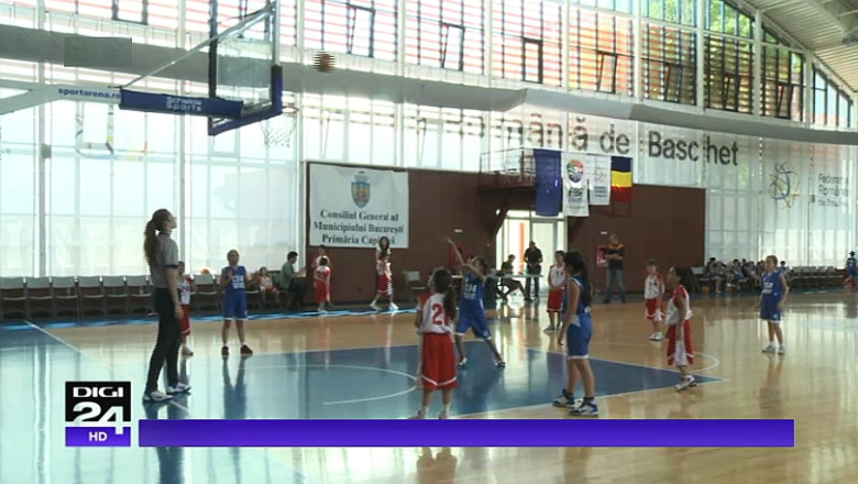 Asociatia Telefonul Copilului a organizat din nou intrecerea micilor baschetbalisti, in zece orase din tara Imagine