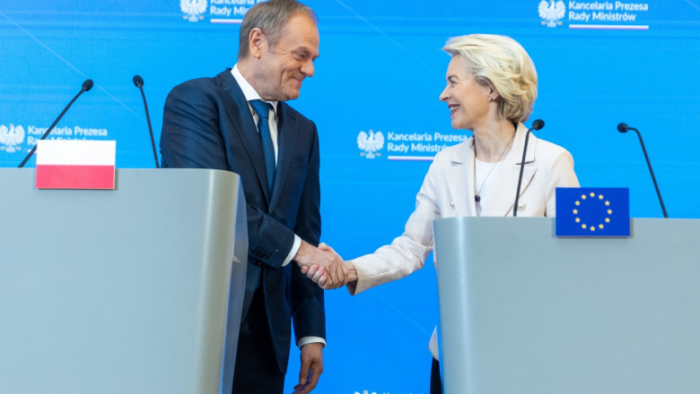 „Astazi incepe un nou capitol pentru Polonia”. Comisia Europeana anunta ca renunta la sanctiunile pentru incalcarea statului de drept Imagine