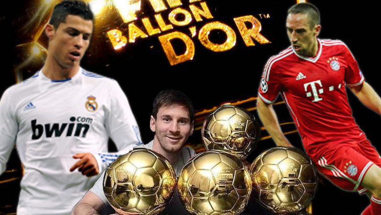 Astazi se acorda „Balonul de Aur”. Ronaldo, Messi si Ribery se lupta pentru trofeu Imagine