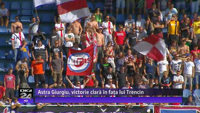 Astra Giurgiu, victorie clara in fata lui Trencin. Budescu, Tembo si Fatai au rezolvat calificarea din tur Imagine