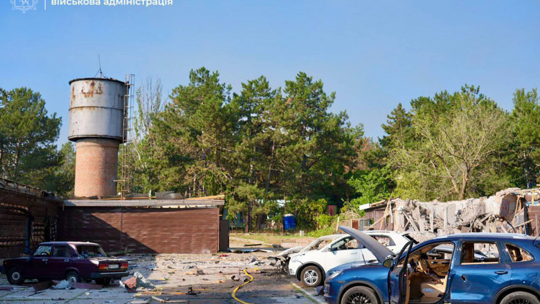 Atac aerian rusesc asupra unei statiuni din regiunea Zaporojia. Cel putin doi morti si 12 raniti Imagine