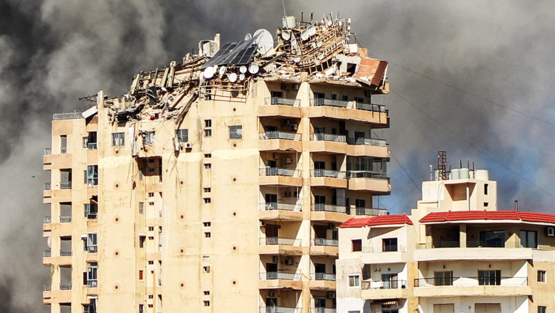 Atac al Israelului asupra orasului port Tyre, din Liban, foarte aproape de un sit UNESCO cu ruine din epoca romana Imagine