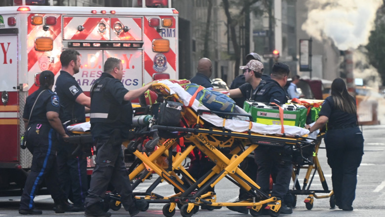 Atac armat intr-un zgarie-nori din New York: patru morti, inclusiv un politist. Atacatorul tintea sediul NFL, dar a gresit etajul Imagine