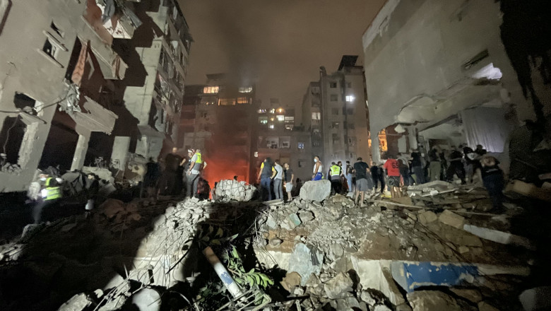 Atac israelian in Beirut: cel putin 22 morti si 117 raniti, dupa lovirea unei cladiri rezidentiale. Lider Hezbollah, vizat Imagine
