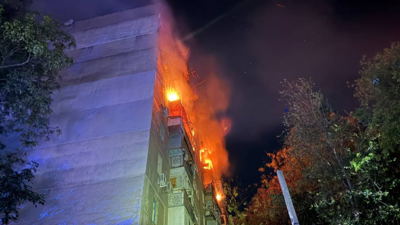 Atac masiv cu drone la Odesa. Cel putin un mort si pagube la infrastructura civila Imagine