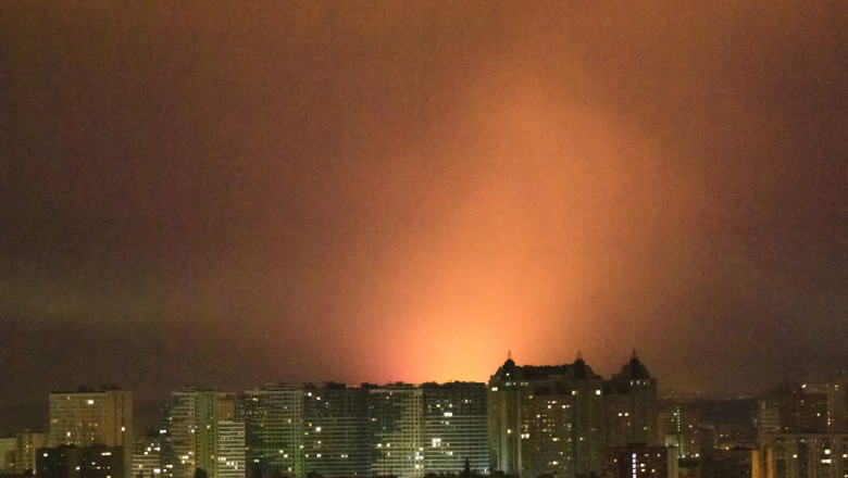 Atac masiv la Kiev. 15 persoane au fost ranite dupa ce fortele ruse au atacat orasul cu drone si cu rachete Imagine